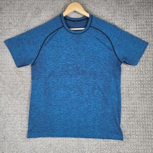 lululemon athletica Blue Short Sleeve Tee